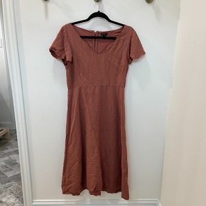 Ann Taylor Factory Flutter Sleeve Dress